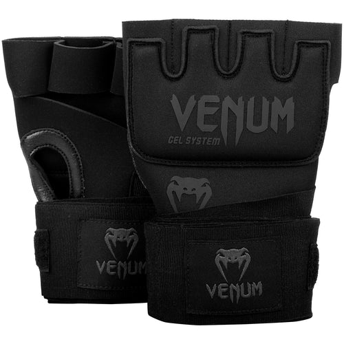 Guante venda Venum Kontact Gel - Negro/Negro Foto 1