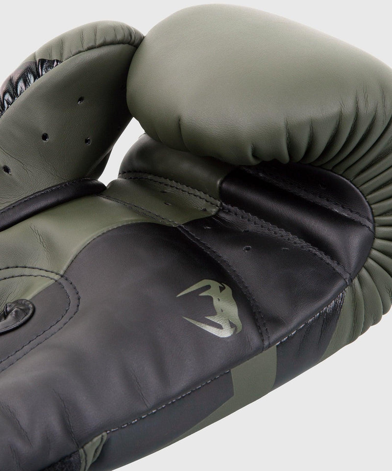 Guantes de Boxeo Venum Elite - Kaki/Negro Foto 5