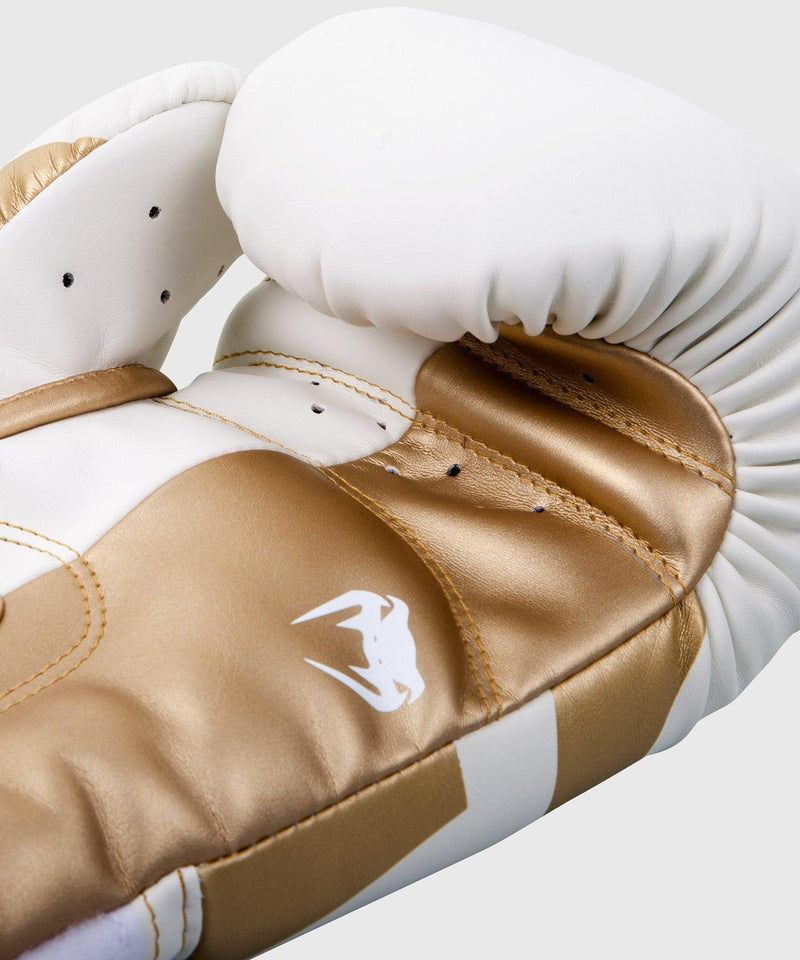 Guantes de Boxeo Venum Elite - Blanco/Oro Foto 4