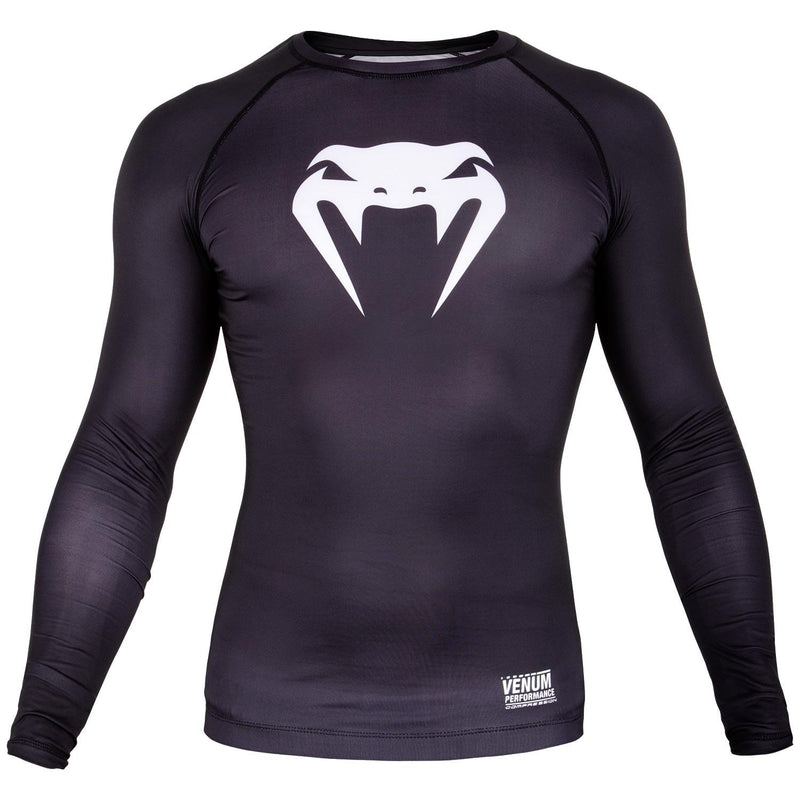 Rashguard Venum Contender 3.0  - Manga larga - Negro/Blanco Foto 1