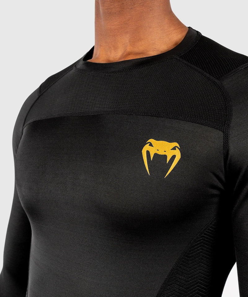 Venum G-Fit Rashguard - Manga larga - Negro/Oro Foto 6