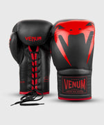 Guantes de Boxeo profesional Venum Giant 2.0  â€? cordones - Negro/Rojo Foto 3