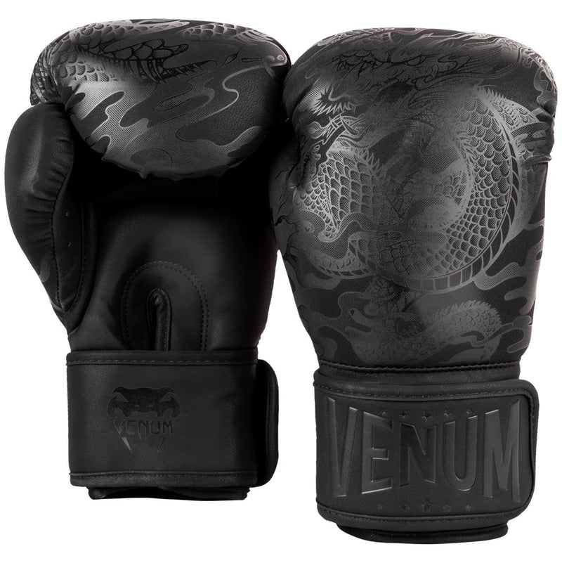 Guantes de boxeo Venum Dragon's Flight - Negro/Negro Foto 3