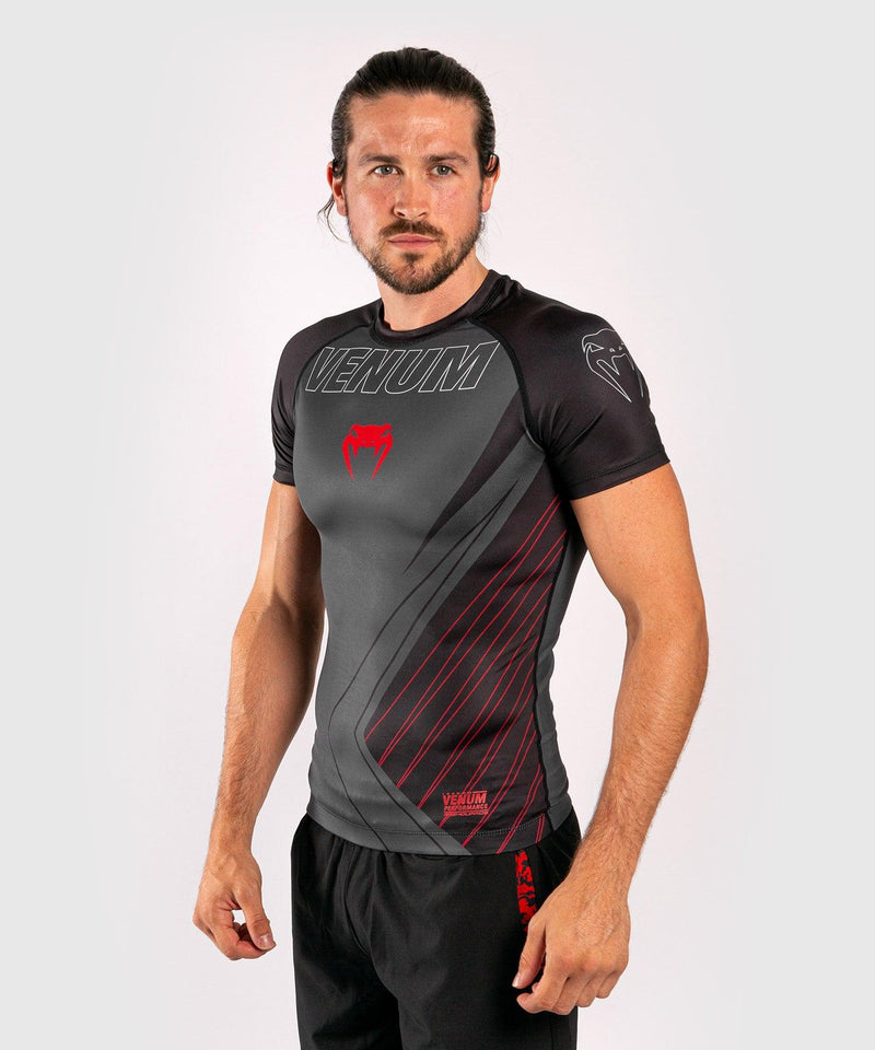 Venum Contender 5.0 Rashguard â€? Manga corta - Negro/Rojo Foto 3