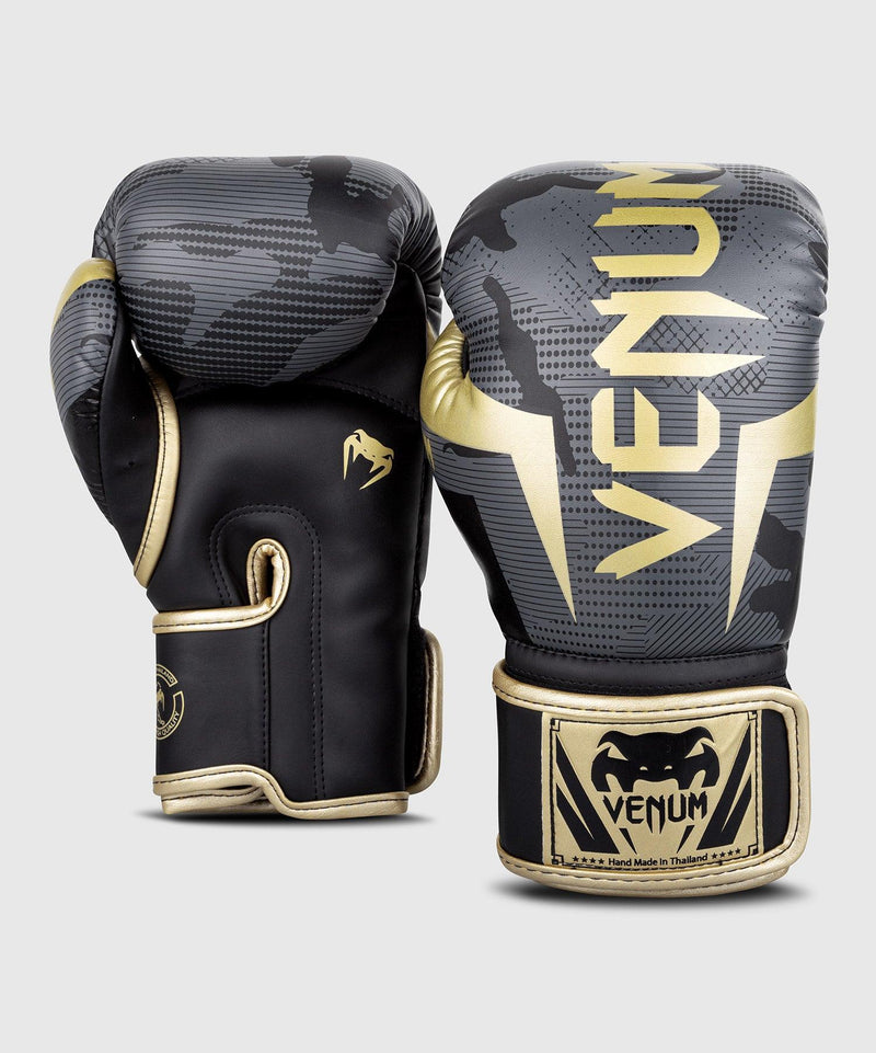 Guantes de boxeo Venum Elite - Camo Oscuro/Oro Foto 8