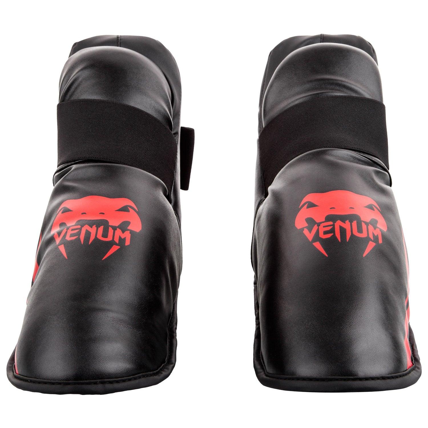 Protectores de Pie Venum Challenger - Negro/Rojo Foto 1